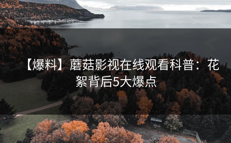 【爆料】蘑菇影视在线观看科普：花絮背后5大爆点