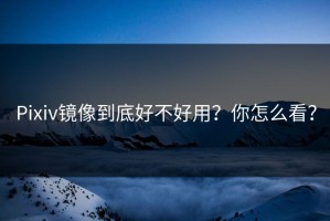 Pixiv镜像到底好不好用？你怎么看？