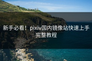 新手必看！pixiv国内镜像站快速上手完整教程