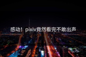 感动！pixiv竟然看完不敢出声