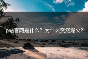 p站官网是什么？为什么突然爆火？