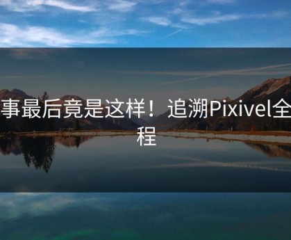 故事最后竟是这样！追溯Pixivel全过程
