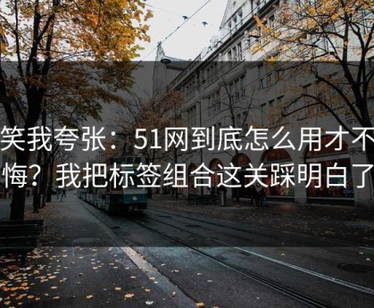 别笑我夸张：51网到底怎么用才不后悔？我把标签组合这关踩明白了
