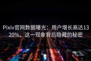 Pixiv官网数据曝光：用户增长高达1320%，这一现象背后隐藏的秘密