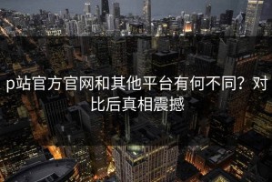p站官方官网和其他平台有何不同？对比后真相震撼