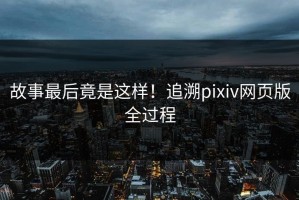 故事最后竟是这样！追溯pixiv网页版全过程