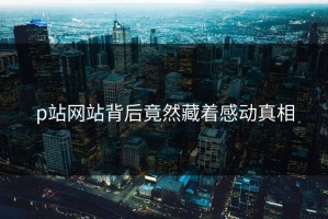 p站网站背后竟然藏着感动真相