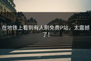 在地铁上看到有人刷免费P站，太震撼了！