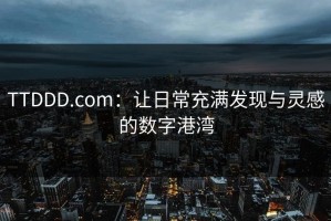 TTDDD.com：让日常充满发现与灵感的数字港湾