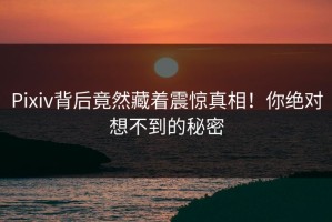 Pixiv背后竟然藏着震惊真相！你绝对想不到的秘密