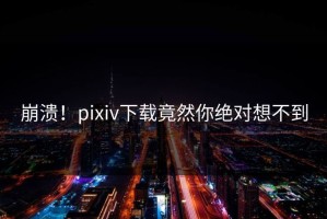 崩溃！pixiv下载竟然你绝对想不到