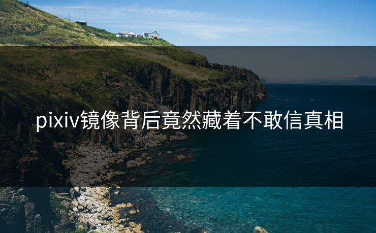pixiv镜像背后竟然藏着不敢信真相