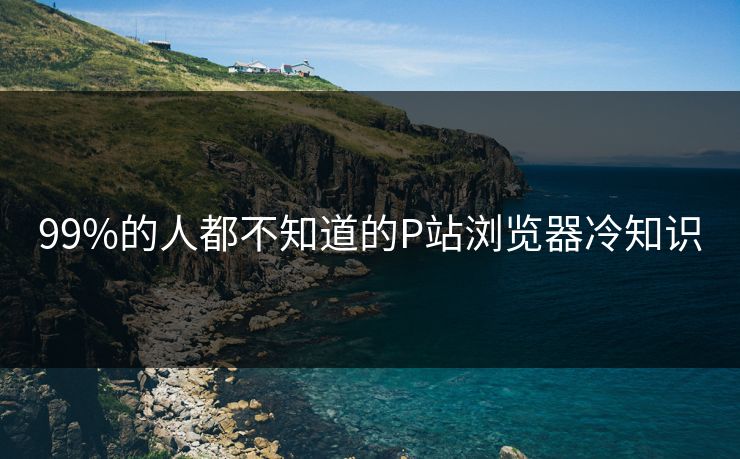 99%的人都不知道的P站浏览器冷知识