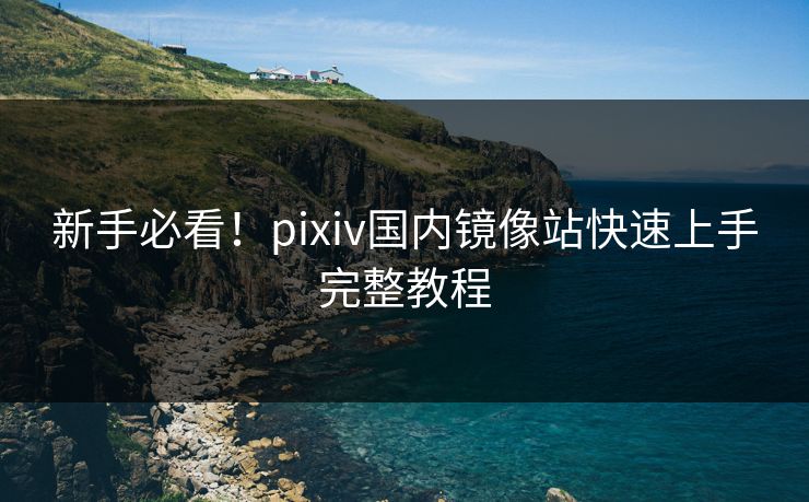 新手必看！pixiv国内镜像站快速上手完整教程