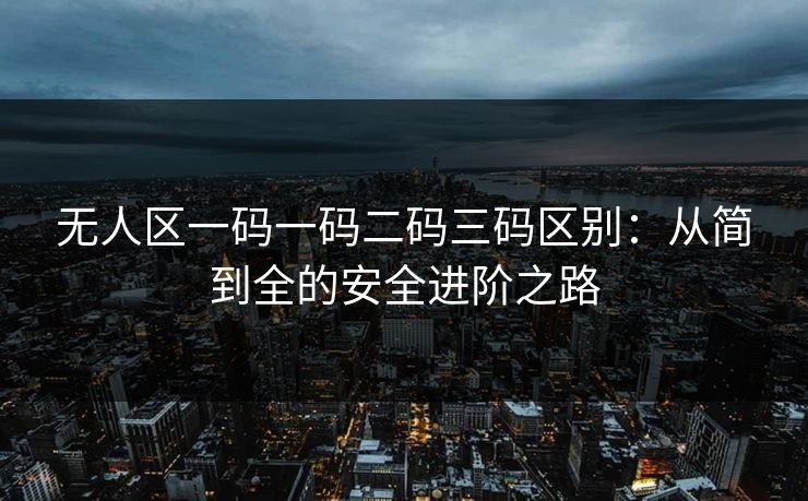 无人区一码一码二码三码区别：从简到全的安全进阶之路